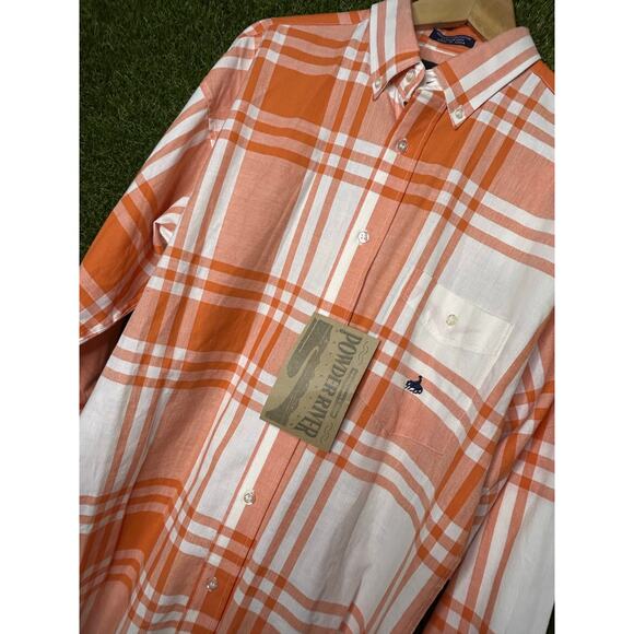 NWT Panhandle Slim Western Orange Plaid Button Down Long Sleeve Shirt Sz M - Picture 5 of 7